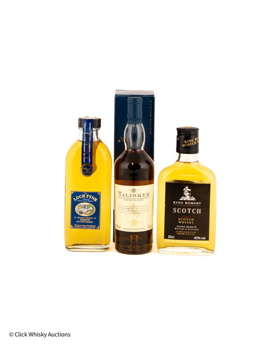 Talisker 10 Pre 2011 Assorted Whiskies 20cl X 3