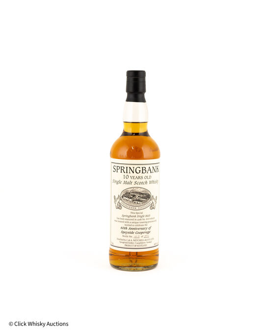 Springbank 10 Single Cask 815 60th Anniversary Of Speyside Cooperage
