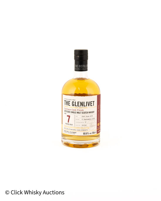 Glenlivet 2016 7 Cachaca Cask 17 Distillery Reserve Collection 50cl
