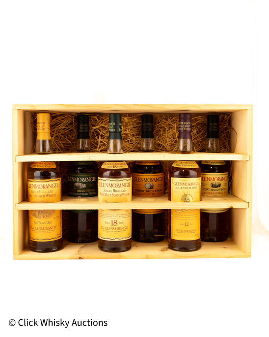 Glenmorangie 10 18 Millennium Malt Wood Finishes Wooden Crate 70cl X 6 Local Collection Only