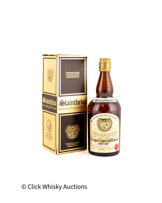 Slaintheva 12 Scotch Whisky 1980 S For Rangers League Cup Winners 1984 85