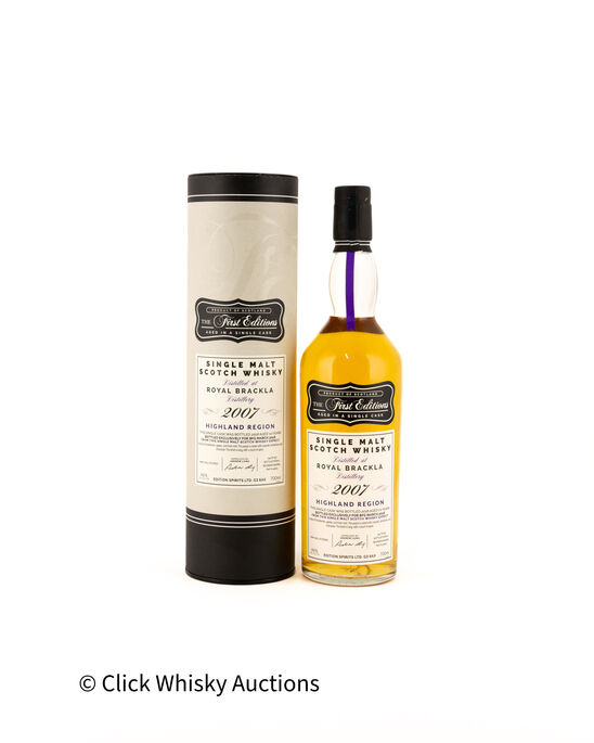 Royal Brackla 2007 10 Single Cask Ref Hl14823 First Editions Bottled For Bfg