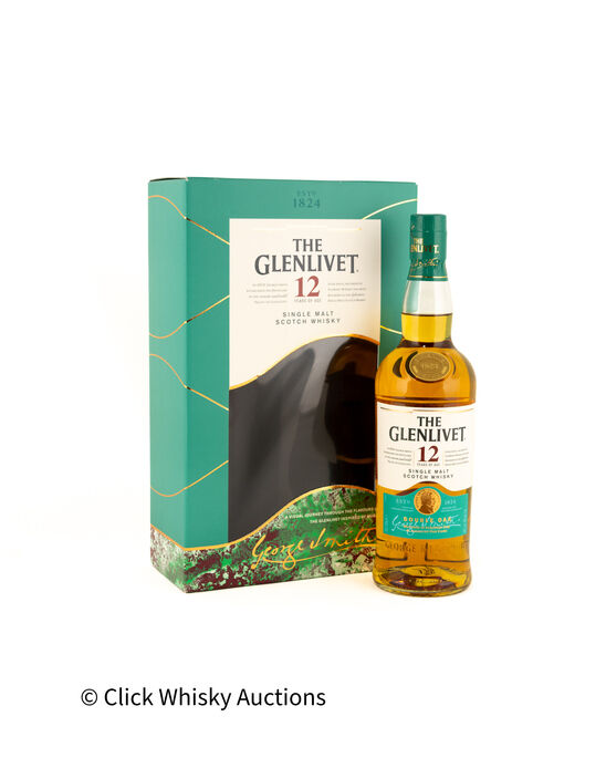 Glenlivet 12 Double Oak Gift Set Including Branded Tumblers