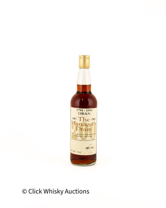 Oban 16 Bicentenary Manager S Dram 1994
