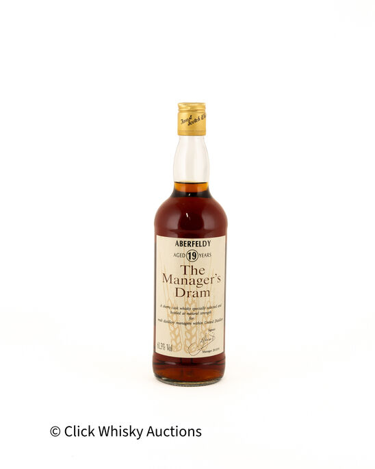 Aberfeldy 19 Managers Dram 1991