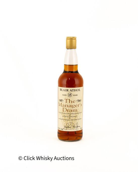 Blair Athol 15 Managers Dram 1996