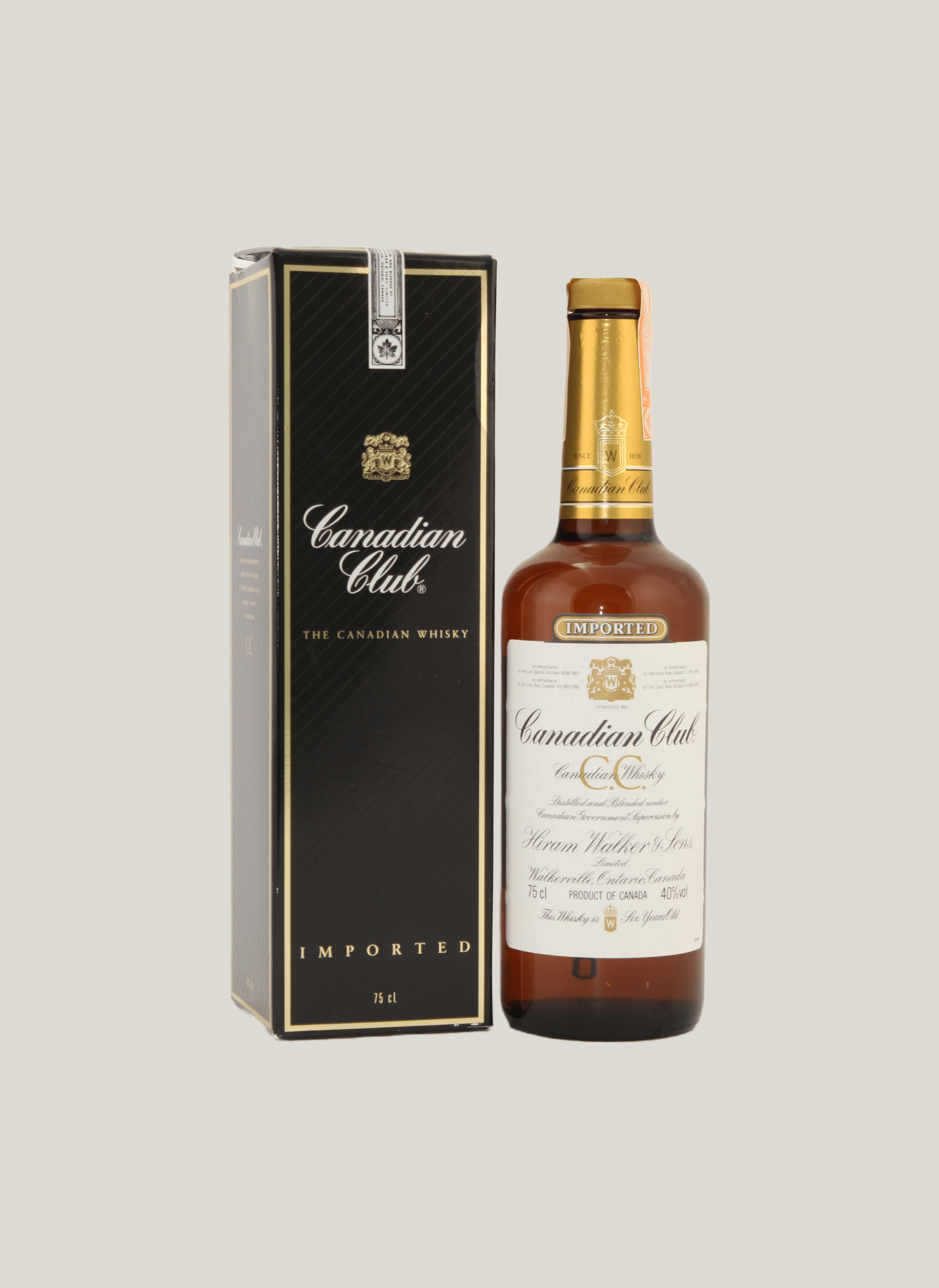 Canadian Club Spirit Import 1990's