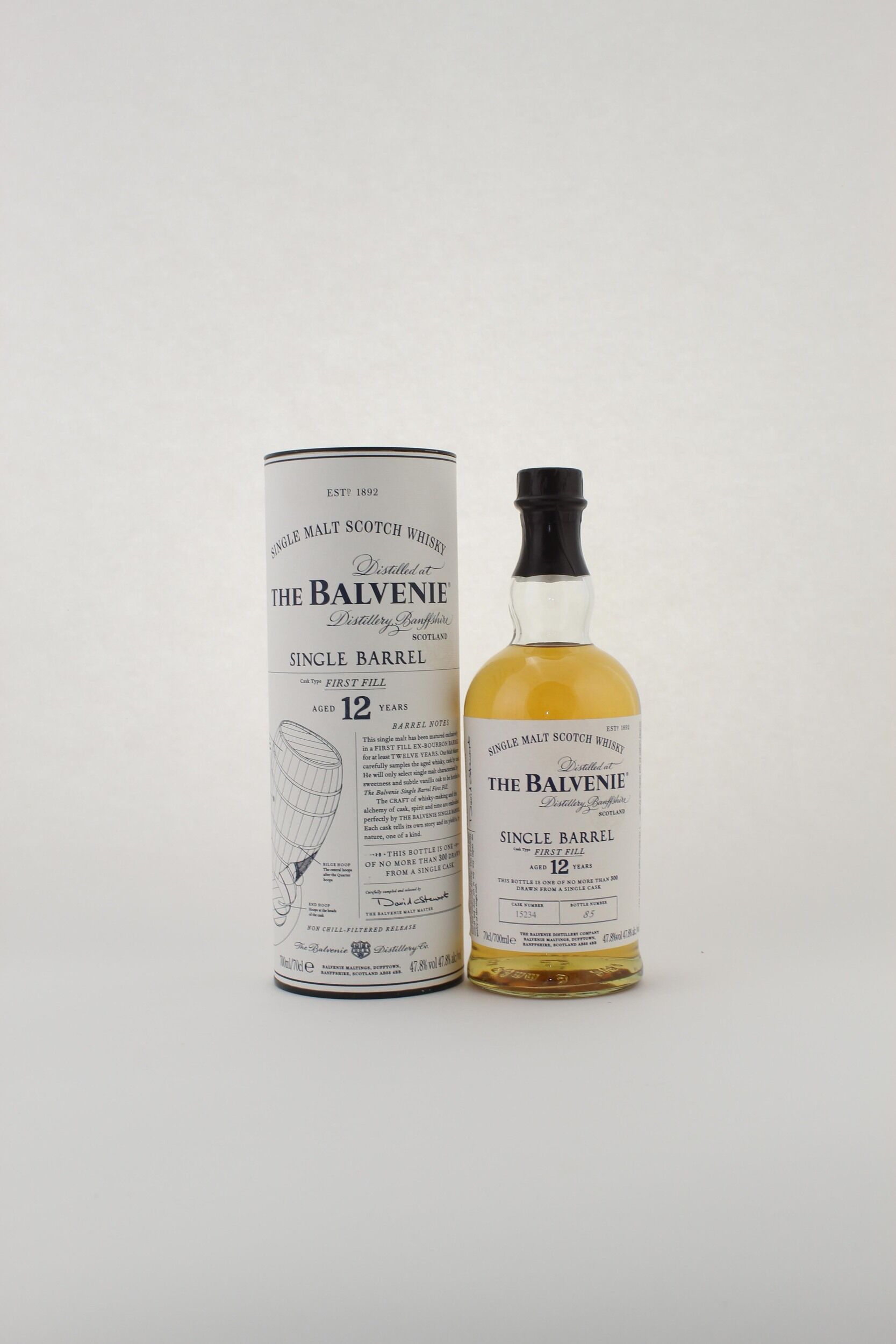 Balvenie 12 Years Old First Fill Single Barrel # 15234