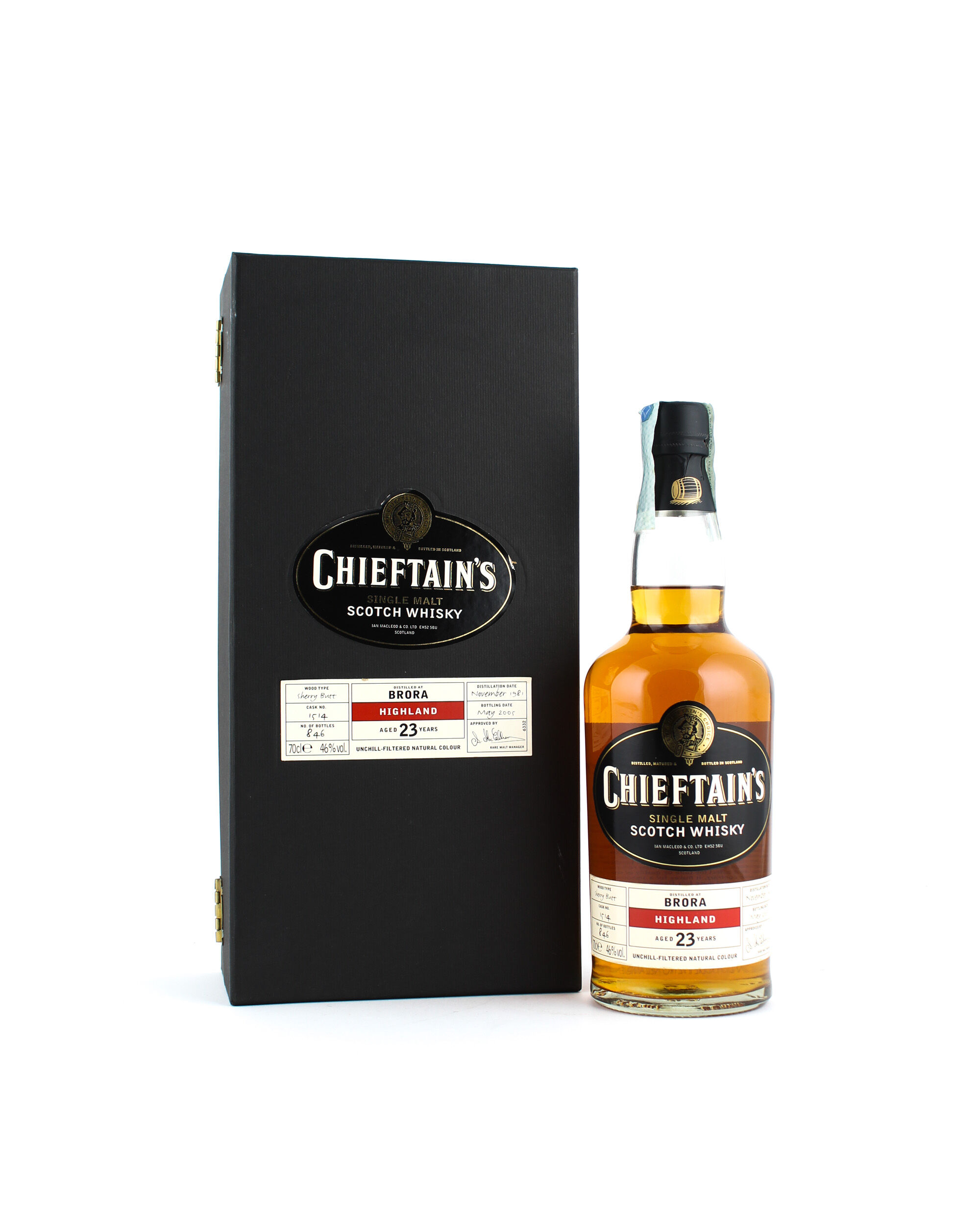 Brora 1981 23 Years Old Chieftain's