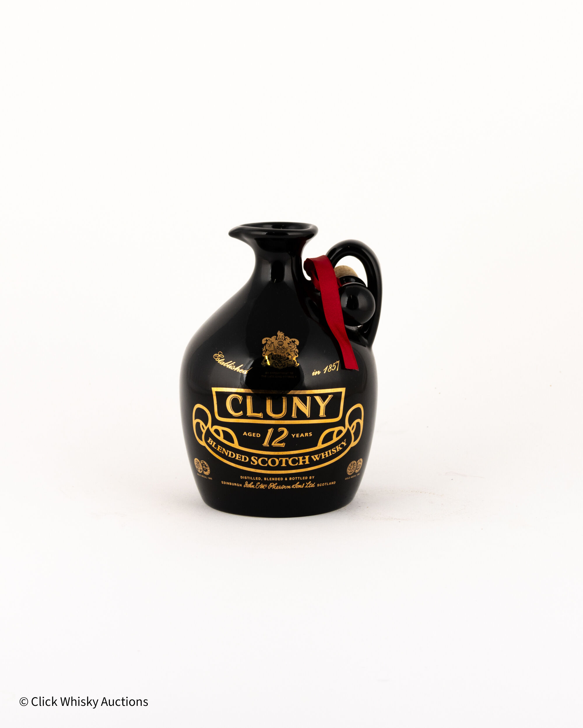 Cluny 12 Years Old Scotch Whisky Decanter 1980's