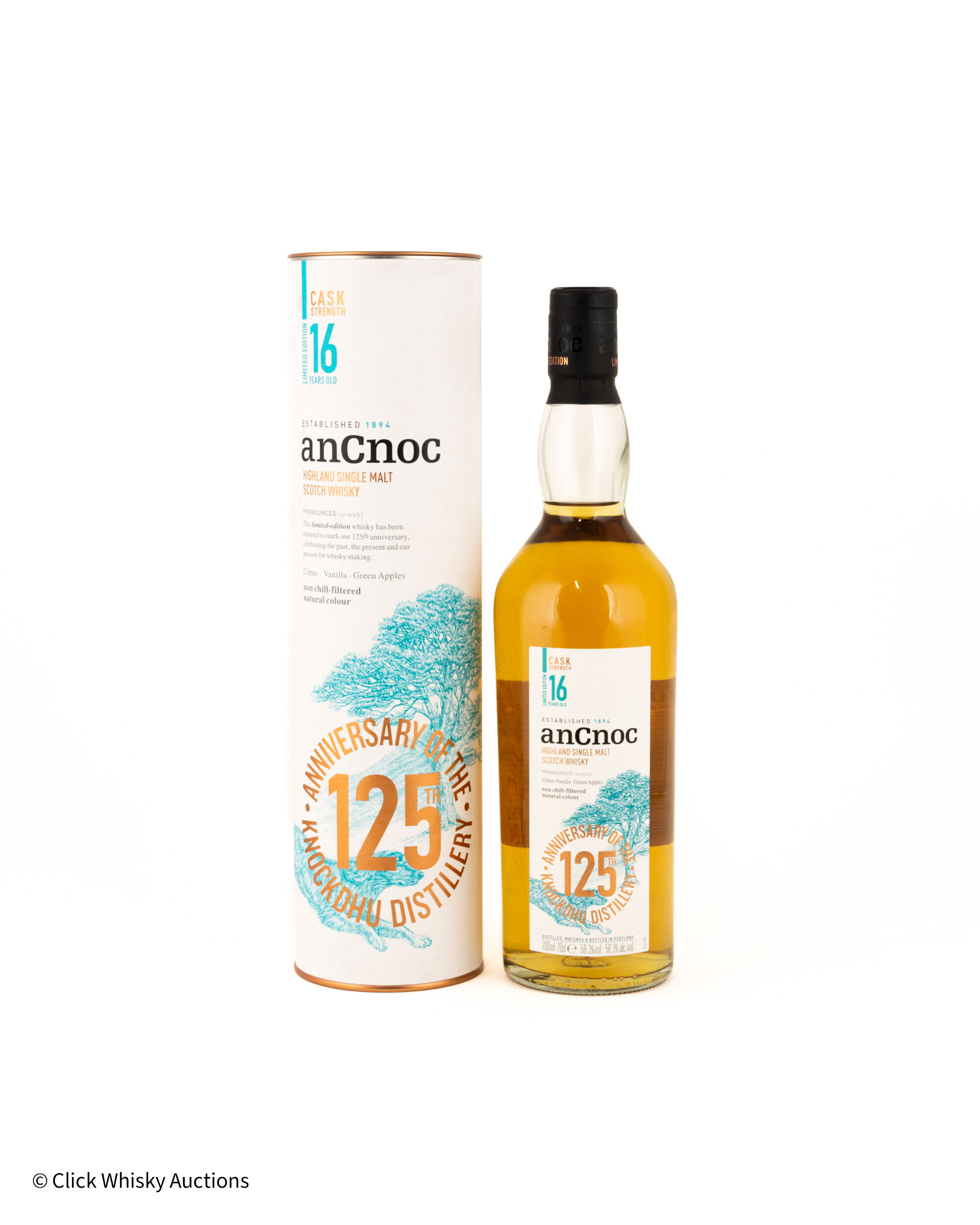 AnCnoc 16 Years Old Cask Strength 125th Anniversary