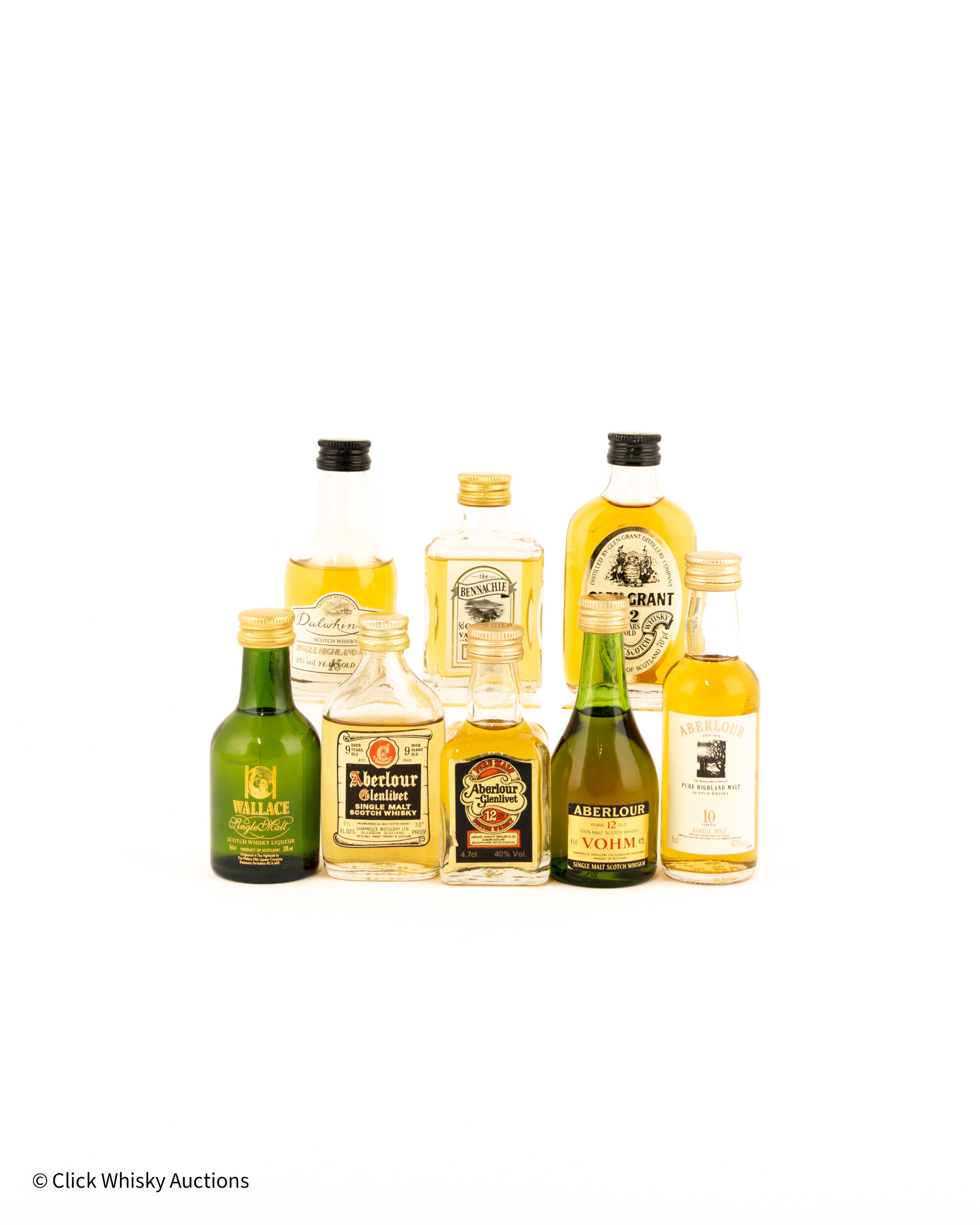 Assorted Malt 5cl Miniatures x 8 including Aberlour Assorted Malt 5cl Miniatures x 8 including Aberlour