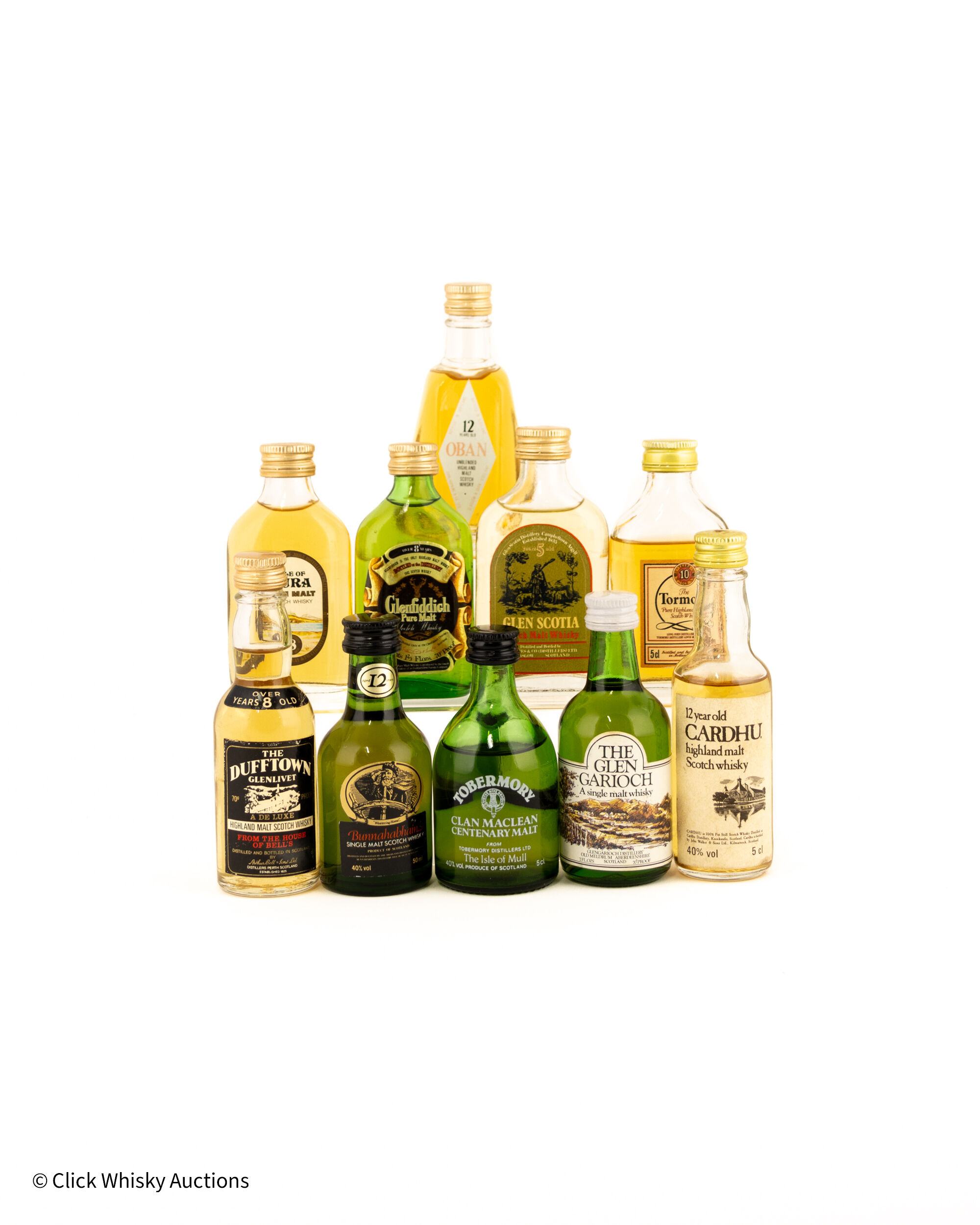 Assorted Malt 5cl Miniatures x 10 Assorted Malt 5cl Miniatures x 10