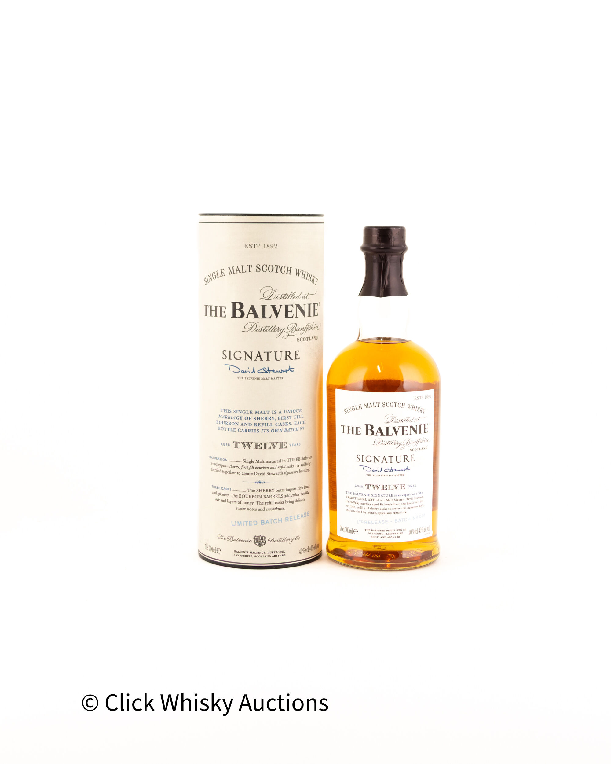 Balvenie 12 Years Old Signature Batch #1