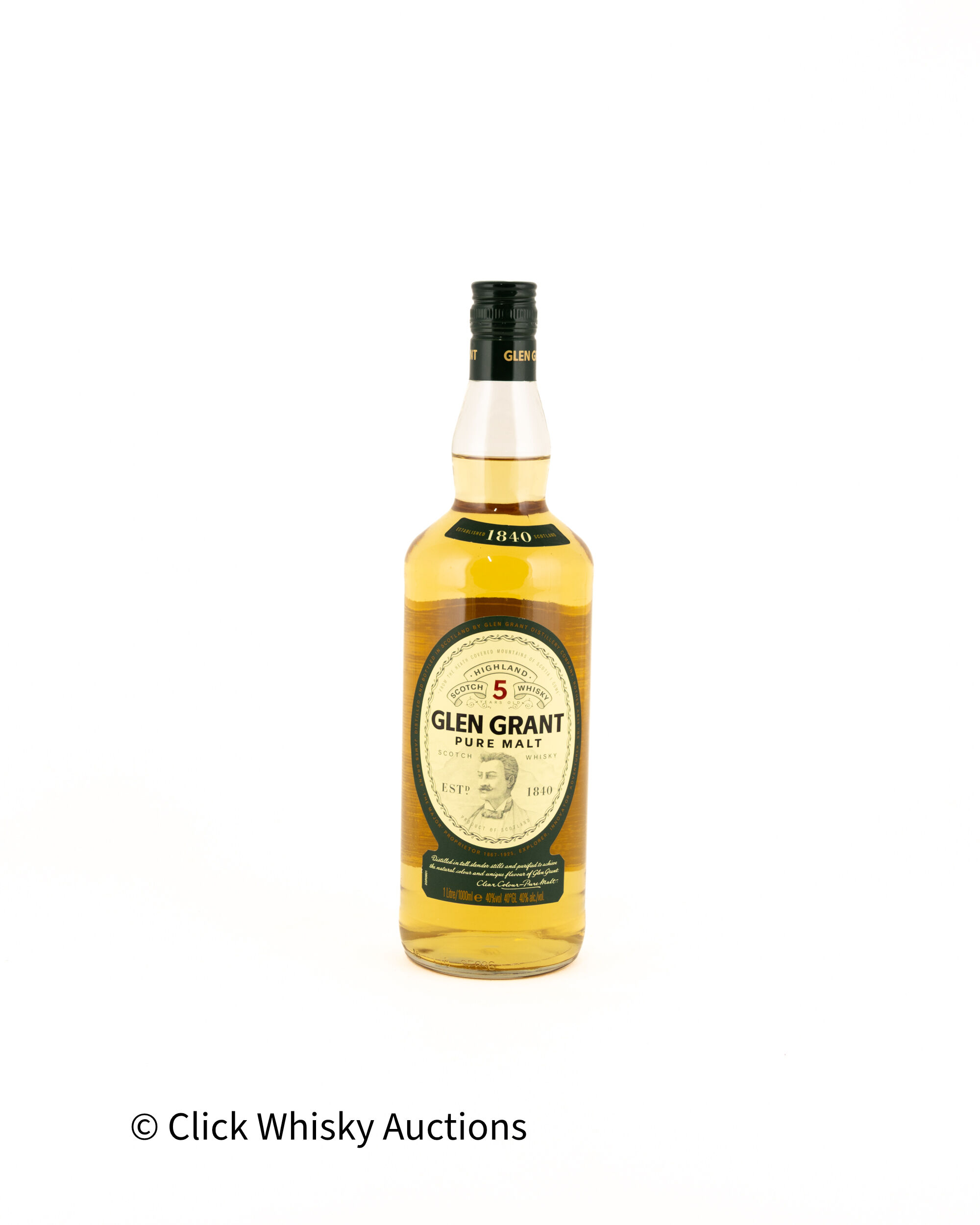Glen Grant 5 Years Old Pure Malt 1980's 1 Litre