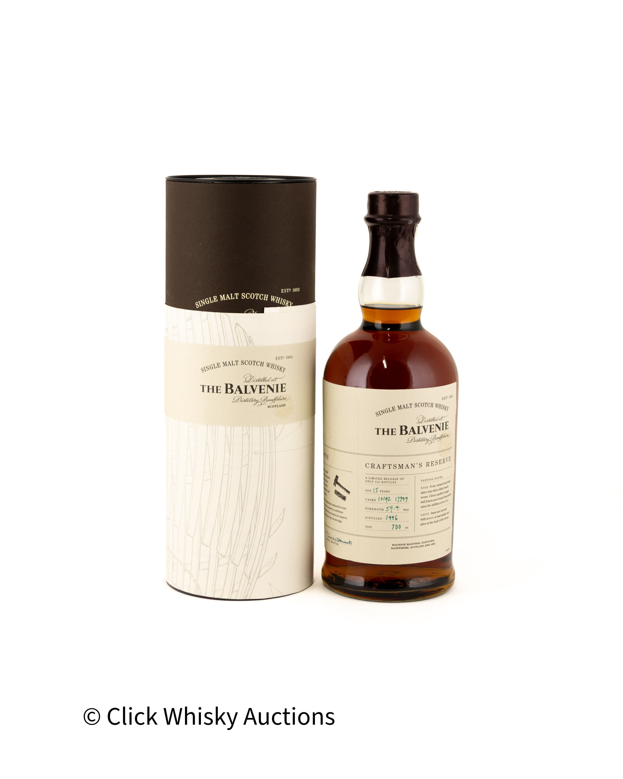Balvenie 1996 15 Years Old Craftsman's Reserve No.1 - The Cooper